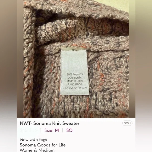 NWT- Women's Sweater Collection - Picture 7 of 11